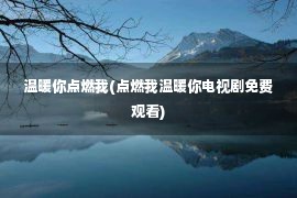 温暖你点燃我(点燃我温暖你电视剧免费观看)