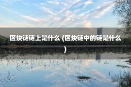 区块链链上是什么 (区块链中的链是什么)