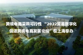 跨境电商采购可行性 “2022贸易数字化促进跨境电商发展论坛”在上海举办