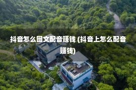 抖音怎么图文配音赚钱 (抖音上怎么配音赚钱)