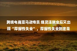 跨境电商亚马逊专员 继灵活就业后又出现“摩擦性失业”，摩擦性失业到底是啥？