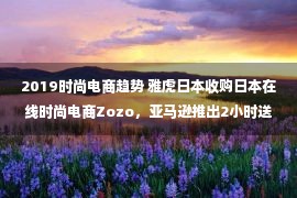 2019时尚电商趋势 雅虎日本收购日本在线时尚电商Zozo，亚马逊推出2小时送达服务