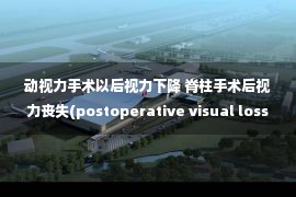 动视力手术以后视力下降 脊柱手术后视力丧失(postoperative visual loss)